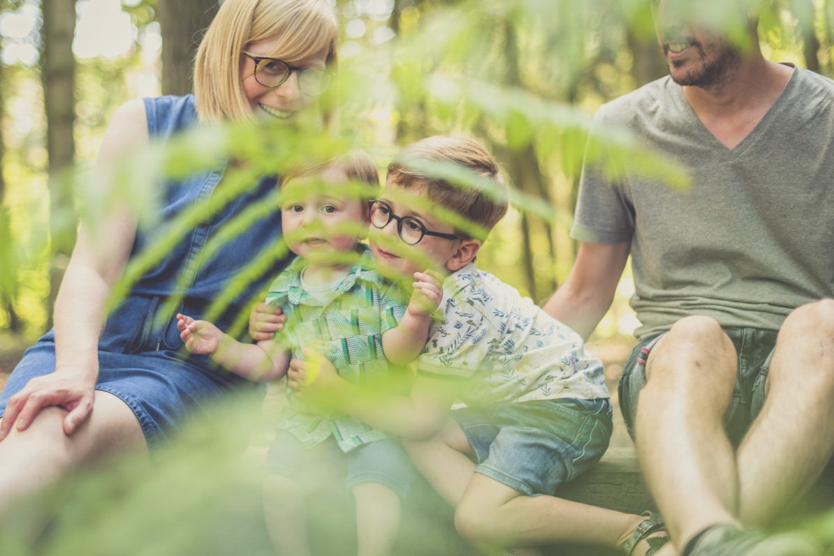 spontane familiefoto