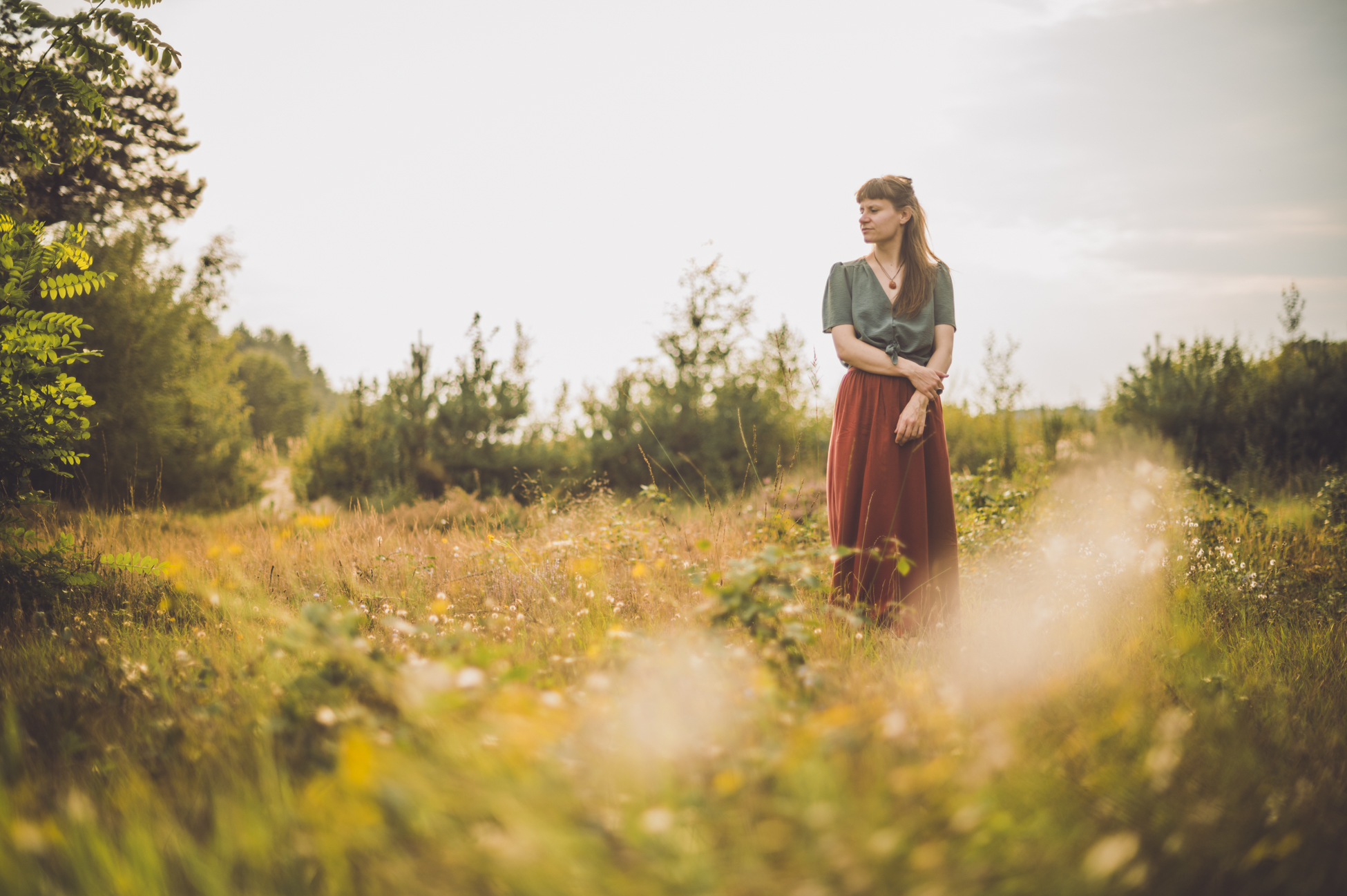 Portret ondernemer in de natuur