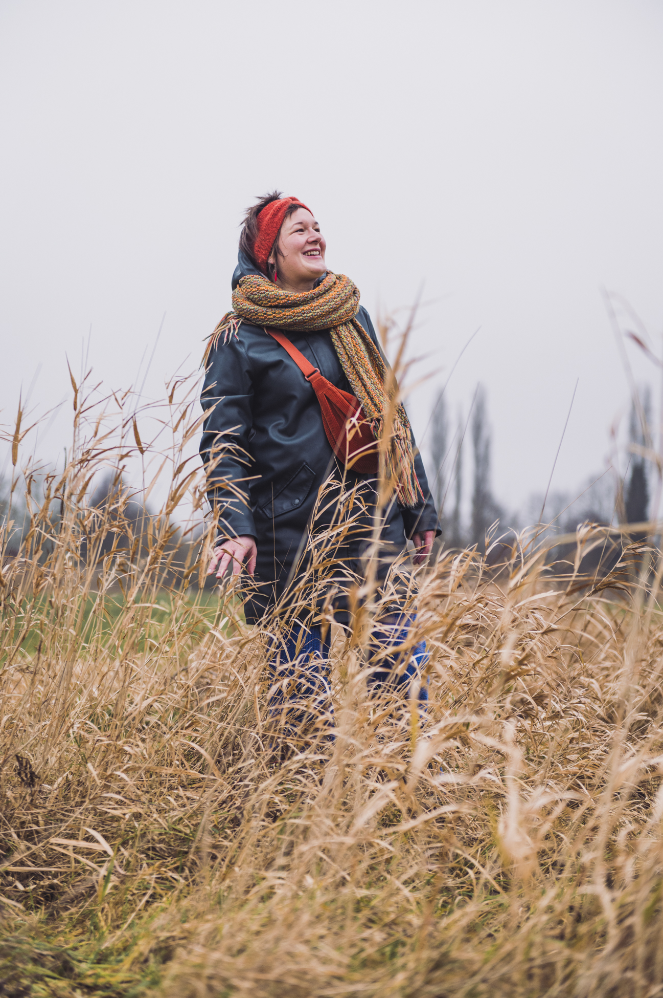 portret zelfstandige in de natuur