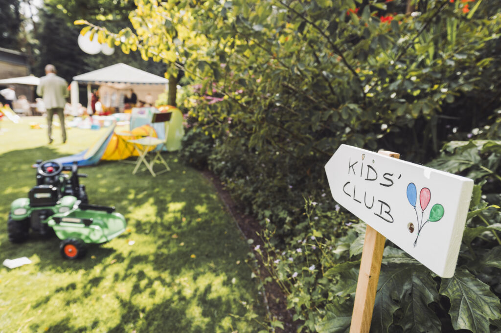 sfeerbeeld kid's club trouwfeest