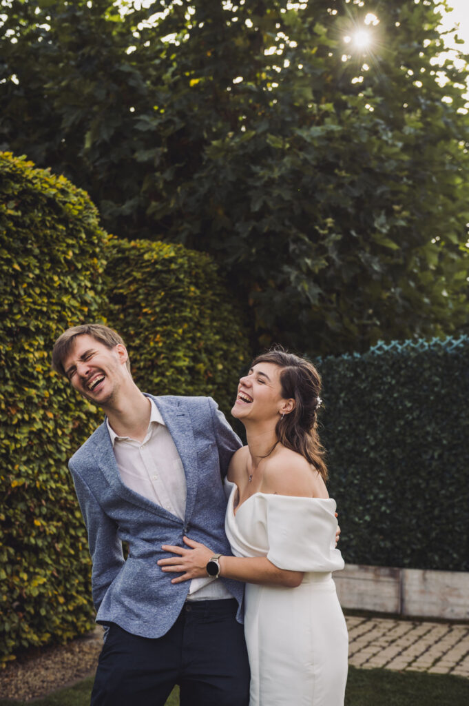 Schattig koppel fotoshoot