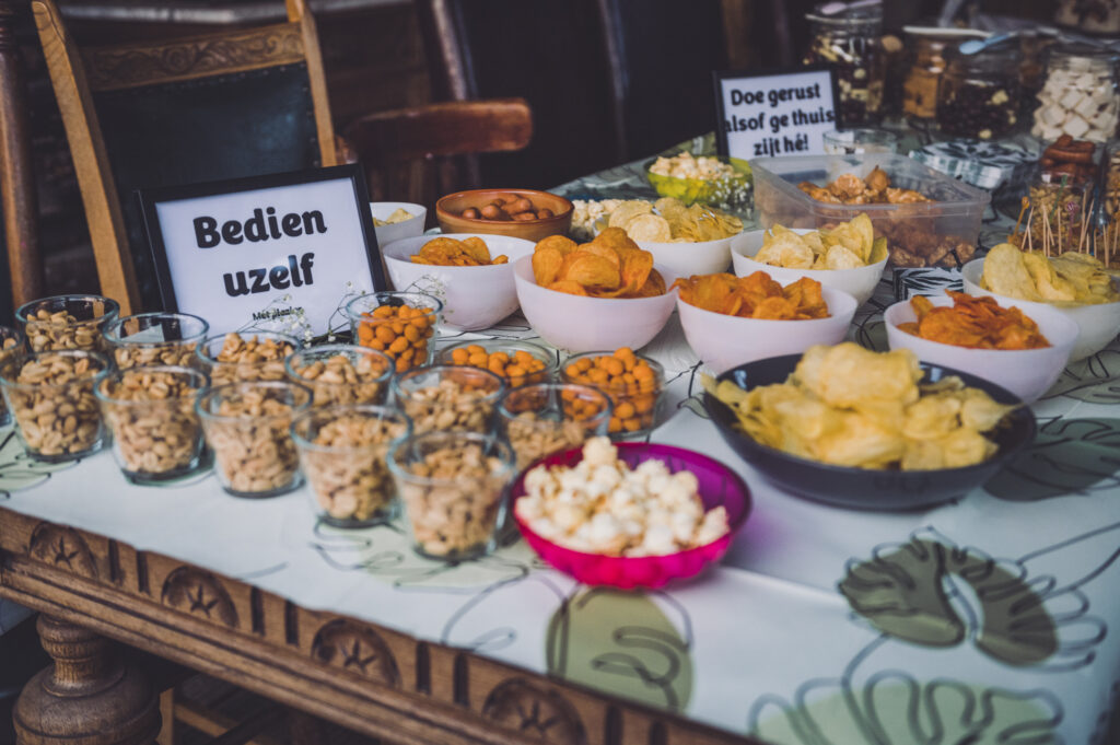 Sfeer huwelijksreceptie