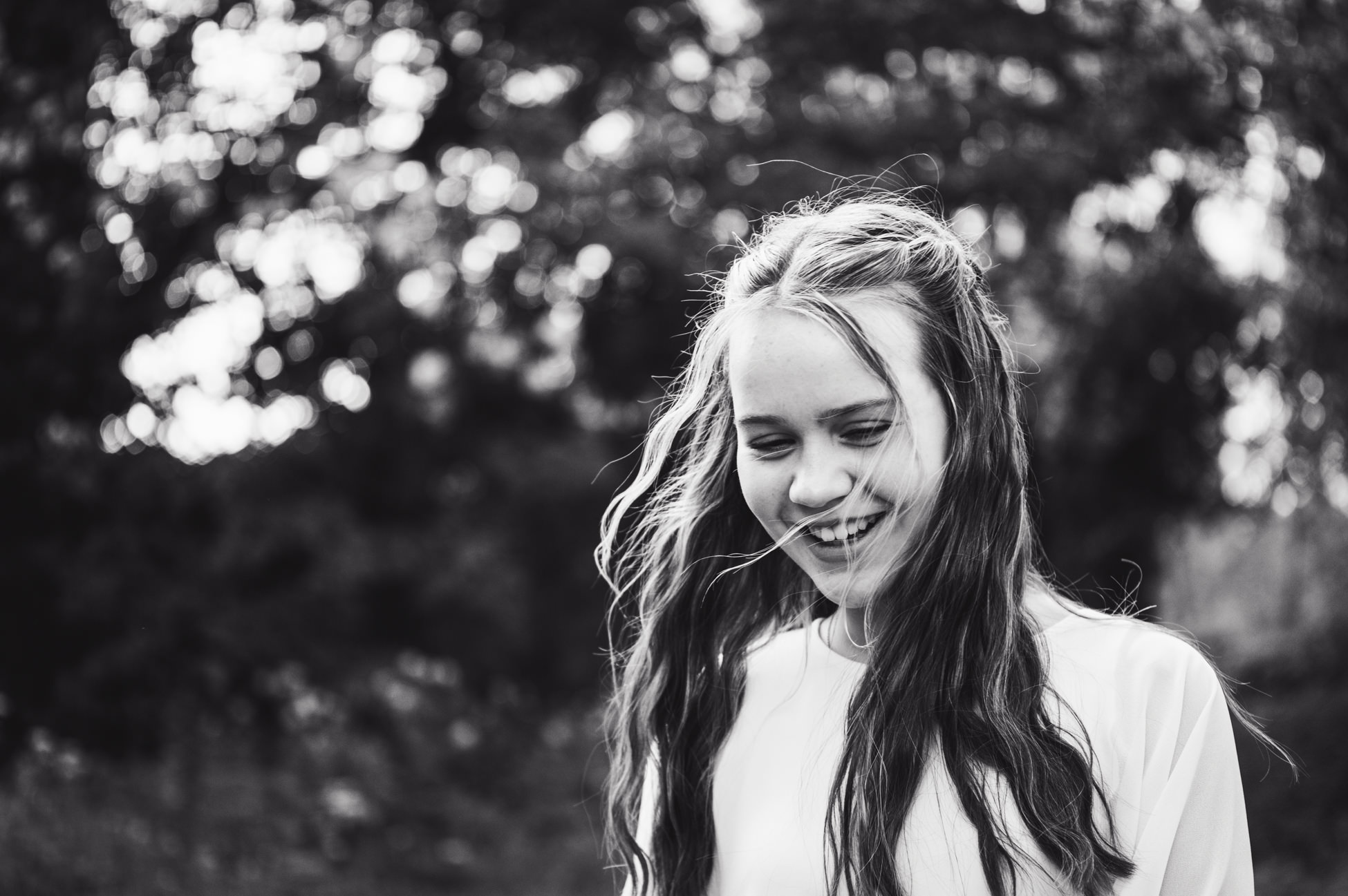 Communie en lentefeest fotografie tijdloos zwartwit