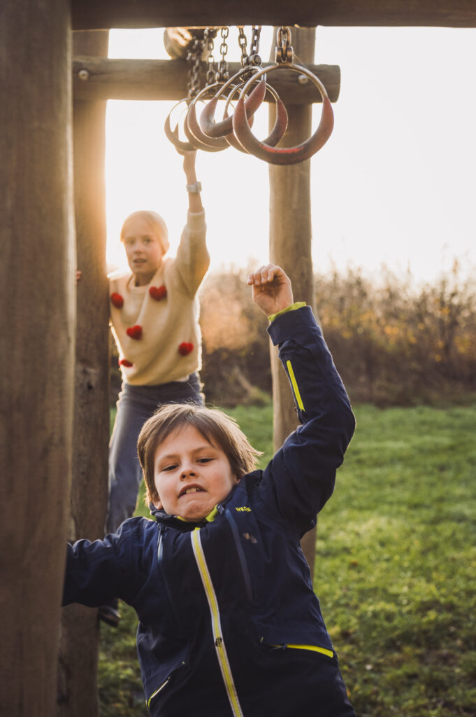 Grappig moment fotoshoot