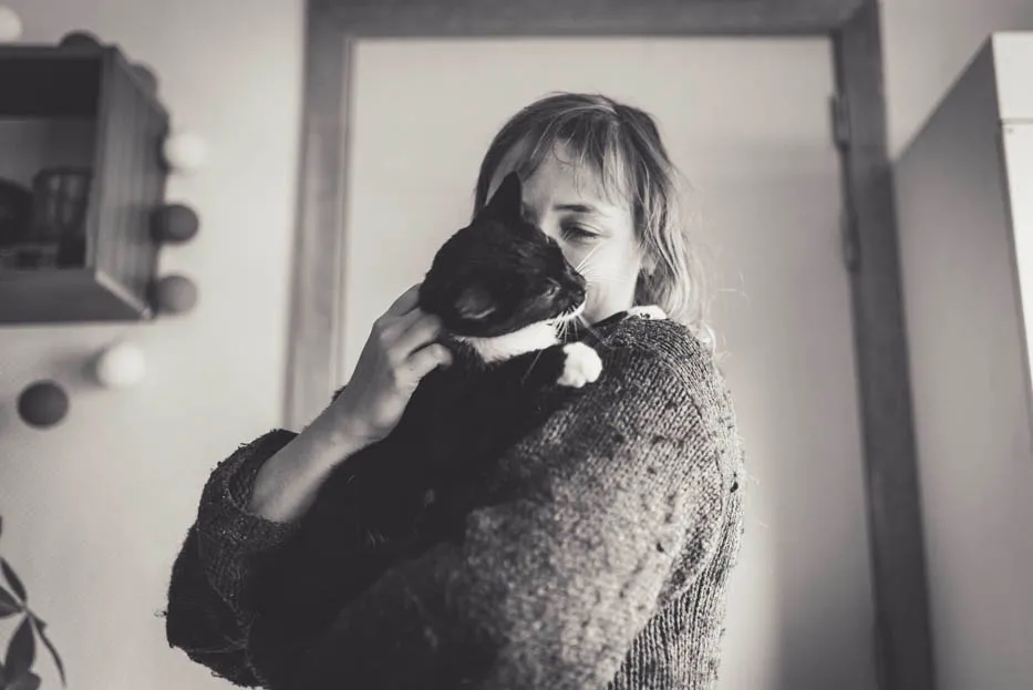 Lies Praet fotografie uit Dendermonde met kat en neurospicy brein